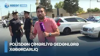 Polisdən çimərliyə gedənlərə XƏBƏRDARLIQ