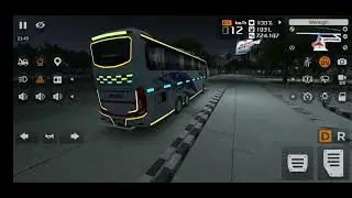 # bus Simulator Indonesia 🇮🇩 # night 🌙 Drive # so beautiful map # 