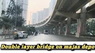 Double layer bridge majas depot Jogeshwari
