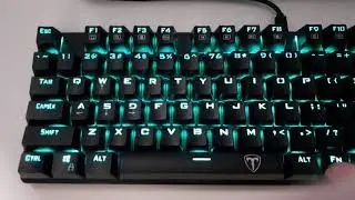 Noob review T-dagger Bora Outemu Blue Swtich  Ice blue light