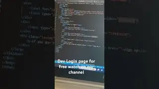 Login page using html and css #css #html #balise #coding #programming