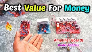 UNDER 1000rs Best Amplifier Boards  Value for Money 😱 Full Comparison Bass Test 🔥saste Amplifier
