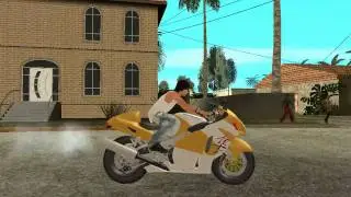 GTA SA SUZUKI GSX1300R HAYABUSA [HD] 720p
