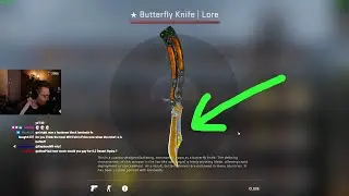 the butterfly knife lore is unusual