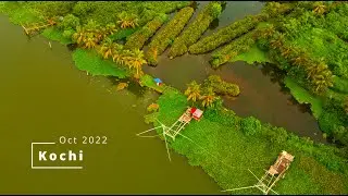 Flying around the Kochi backwaters // DJI Mavic Air2 // Drone music video