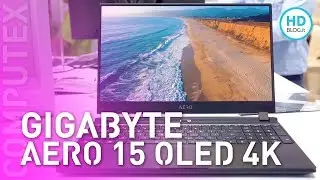 Gigabyte AERO 15 OLED 4K: notebook compatto e potente per i creator | COMPUTEX 2019