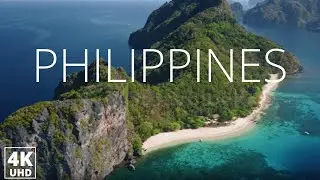 Philippines 4K Ultra HD | Scenic Landscape View | Aerial Drone Footage | Calm and Relaxation Music