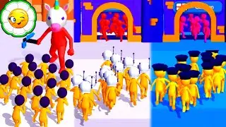 Join Clash 3D #1  Собери свою банду и захвати замок! 1-10 уровни