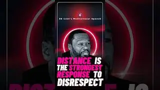 Distance is the strongest response to disrespect #selfimprovement #shorts #failforward #psychology