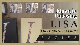 [Ktown4u Unboxing] LISA FIRST SINGLE ALBUM #LALISA UNBOXING 📀 리사 앨범 언박싱 💿 Ktown4u POB 💋