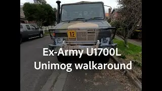 Ex-Army Unimog U1700L walk around