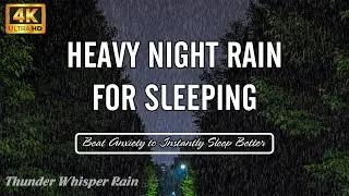 Rain and Thunder for Better Rest &ndash; Black Screen &ndash; Heavy Rain and Thunder Sound for Sleeping