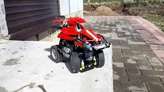 Riding on the MOC off road motorized 42011 под phonk