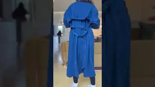 Mercer Soft Twill Trench Navy