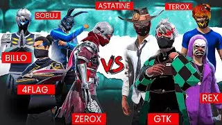 V-Badge Vs NON V-Badge YouTubers🇳🇵🇧🇩🇮🇳 👽 BIGGEST BATTLE EVER❗️📲 4Flag Gamer