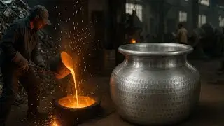 Incredible Manufacturing process Of Very Huge Cooking Pots From recycling of Scrap material