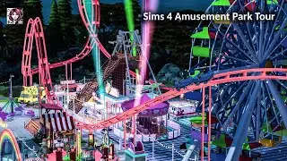 A Day at the Amusement Park 🎡 | Sims 4 Build with CC & Mods