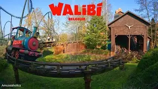 Calamity Mine 4K On Ride POV | Walibi Belgium | Amuseaholics