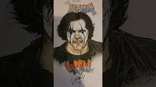 The Icon/Legend (STING🦂) , first debut in crow face paint 1997