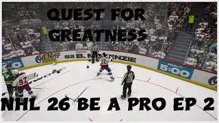 NHL26 BE A PRO Quest For Greatness 
