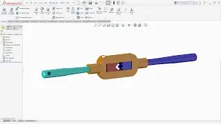 SolidWorks Beginner Tutorial | Model and Assemble Holder
