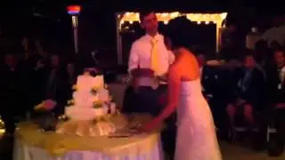 Cake toss!