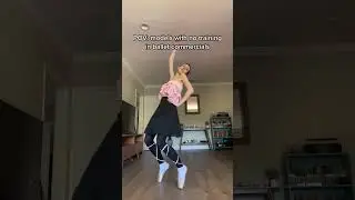 Models With No Dance Training #ballet #dancer #biancascaglione #shorts #model