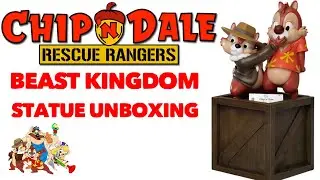Chip &lsquo;N Dale Rescue Rangers Beast Kingdom Statue Unboxing