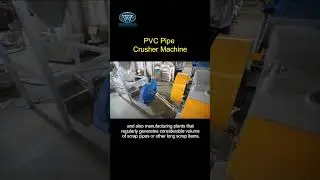 PVC Pipe Crusher/Shredder Plastic Pipe Grinder Machine #shorts  #crusher  #shredder #grinder