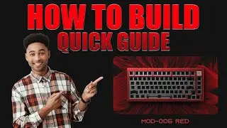 How to build (quick guide) a custom mechanical keyboard. Akko MOD006
