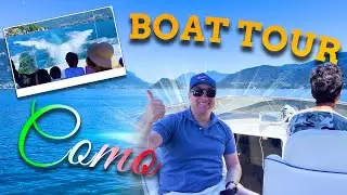 CELEBRITY MANSIONS ON LAKE COMO DURING BOAT TOUR FOLLOWED BY MENAGGIO - Our Last Day in Como