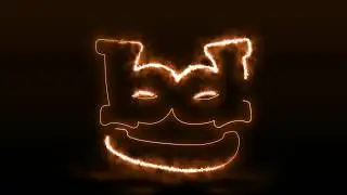 Intro - fire effect logo