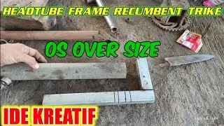 Cara Potong Besi Pipa Manual Agar Presisi Untuk Di Jadikan Headtube Frame Sepeda Rakitan