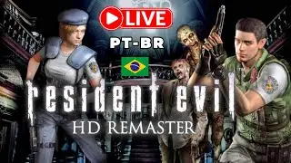 RESIDENT EVIL 1 REMAKE DUBLADO PT-BR | GAMEPLAY AO VIVO NO PC | IN&Iacute;CIO DO DETONADO