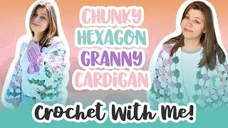 Crochet With Me ✧ Making My Very Own Hexagon Cardigan from PLUSH Yarn?! ✧ @premieryarns