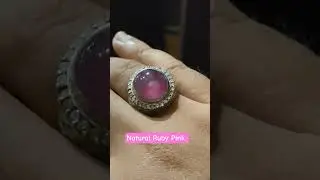 langka dan Natural Ikat Perak #ruby #gemstone #batupermata #batumulia