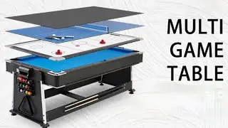 RUP 4 IN 1 MULTI GAME TABLE DIY EASY INSTALLATION GUIDE #pooltable #tabletennis #airhockey