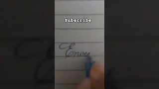 How to write Enough in modern style. subscribe.
