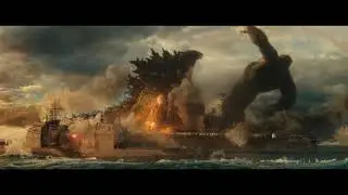 Godzilla vs .kong Aircraft carrier battle HD