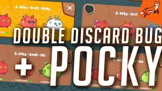 Double Discard Bug + Pocky! Mad Fox Gaming Scholarship Axie Teams