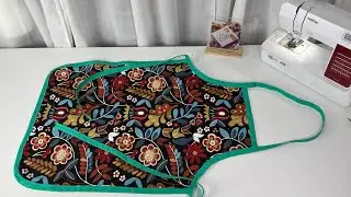STOP Ruining Your Clothes | Sew This EASY Protective Apron #ApronSewing #ProtectiveApron