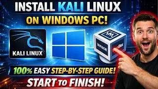 How to Install Kali Linux in VirtualBox on Windows 11 | Full Guide 2026