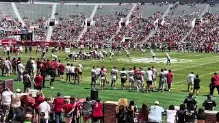 Alabama Spring Practice Clips