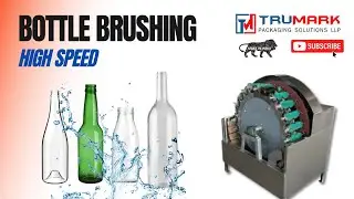 Rotary Brushing Bottle Cleaning Machine