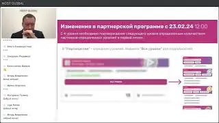 НОВОСТИ ОТ ПРЕЗИДЕНТА КОМПАНИИ MOST GLOBAL BUSINESS             1 ФЕВРАЛЯ 2024