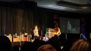 Kim Rhodes and Brianna Buckmaster supernatural spnjax 2018