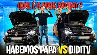QUAL O GOLF 7 GTI CS MAIS RAPIDO ? HABEMOS PAPA VS DIDITV