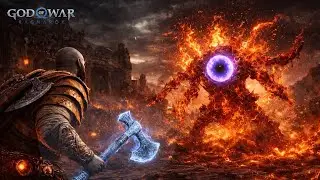 KRATOS vs FLAME PHANTOM  | God of War Ragnar&ouml;k Boss Fight .