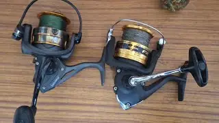 Lucana Reno II 5000 reel.Shimano fx 4000 re...Shakespeare wild cat rod