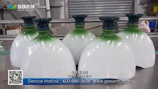 Automatic Alcohol wine drink filling line, capping machine, labeling machine